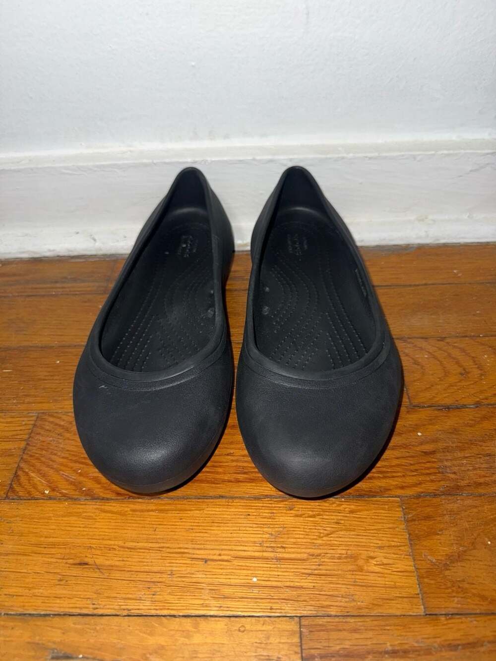 Crocs At Work Ballet Flat Size 7 Black Slip Resistant